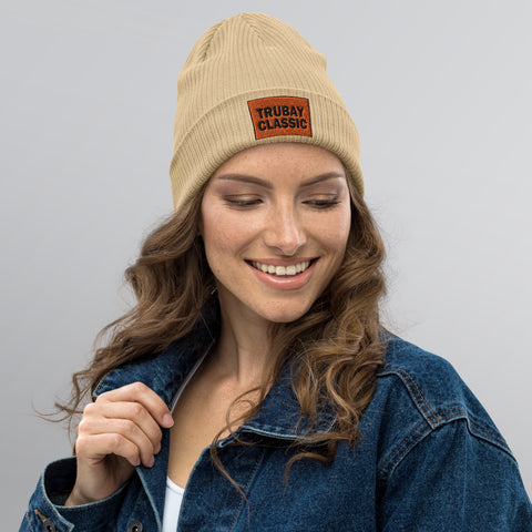 Organic ribbed beanie